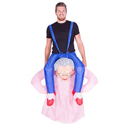 Inflatable Costumes Wholesale Inflatable Ride On Grandma Costume for Party