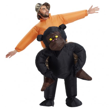 Inflatable Costumes Wholesale Riding Gorilla Inflatable Costumes for Party