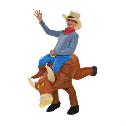 Inflatable Costumes Wholesale Bull Rider Inflatable Cowboy Costume for Party Inflatable Costumes Wholesale Bull Rider Inflatable Cowboy Costume for Party