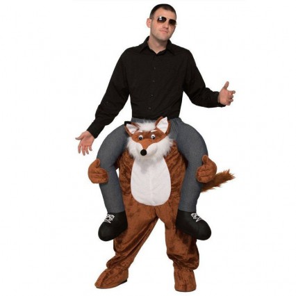 Ride On Costumes Wholesale Adult Ride a Fox Costume Carry Me Mascot Fancy Dress for Party