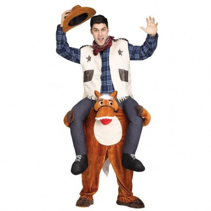 Ride On Costumes Wholesale Ride a Donkey Adult Costume Carry Me Mascot Fancy Dress for Party