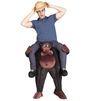 Ride On Costumes Wholesale Ride a Gorilla Adult Costume Carry Me Mascot Fancy Dress for Party