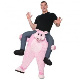 Ride On Costumes Wholesale Ride a Pig Adult Costume Carry Me Mascot Fancy Dress for Party