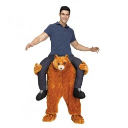 Ride On Costumes Wholesale Bear Carrying Man Costume Carry Me Mascot Fancy Dress for Party
