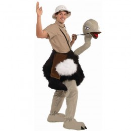 Ride On Costumes Wholesale Ride an Ostrich Adult Costumes Carry Me Mascot Fancy Dress for Party