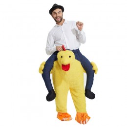Ride On Costumes Wholesale Riding Chicken Costume Carry Me Mascot Fancy Dress for Party