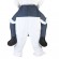 Ride On Novelty Snowman Costumes Back