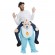 White Blue Mens Ride On Baby Costume