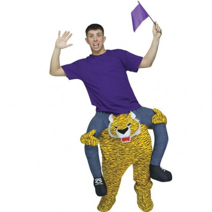 Ride On Costumes Wholesale Adult Ride a Tiger Costume Carry Me Mascot Fancy Dress for Party