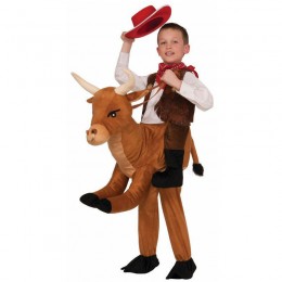 Ride On Costumes Wholesale Ride a Bull Child Costume Carry Me Mascot Fancy Dress for Party