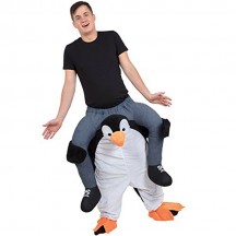 Ride On Costumes Wholesale Ride On Penguin Costume Carry Me Mascot Fancy Dress for Party