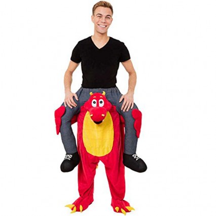 Ride On Costumes Wholesale Ride On Red Dragon Costume Carry Me Mascot Fancy Dress for Party Ride On Costumes Wholesale Ride On Red Dragon Costume Carry Me Mascot Fancy Dress for Party