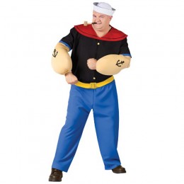 Popeye Costumes Wholesale Adult Men Popeye Costumes from China Manufacturer Directly