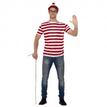 Where's Wally Costumes Wholesale Where is Wally Instant Kit Adult Costume from China Manufacturer Directly