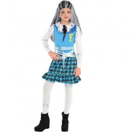 Monster High Costumes Wholesale Girls Frankie Stein Costume from China Manufacturer Directly