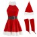 Classy Miss Santa Clause Womens Costume Details
