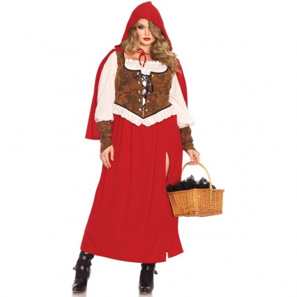 Disney Costumes Storybook Costume Wholesale Red Riding Hood Woodland Riding Hood Womens Costume from China Manufacturer Directly