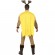 Super Reindeer Christmas Mens Costume Back  Super Reindeer Christmas Mens Costume Back