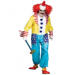 Occupation Costumes Wholesale Clowns and Circus Wicked Clown Master Mens Costume from China Manufacturer Directly