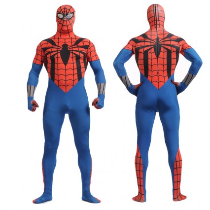 Superhero Comic Costumes Wholesale Blue Red with Black Spider Cosplay Superhero Lycra Spandex Zentai Suit Halloween from China Manufacturer Directly Superhero Comic Costumes Wholesale Blue Red with Black Spider Cosplay Superhero Lycra Spandex Zentai Suit Halloween from China Manufacturer Directly