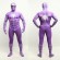 Halloween Purple Lycra Spandex White Stripe Zentai Suit Inspired by Spiderman Halloween  Halloween Purple Lycra Spandex White Stripe Zentai Suit Inspired by Spiderman Halloween