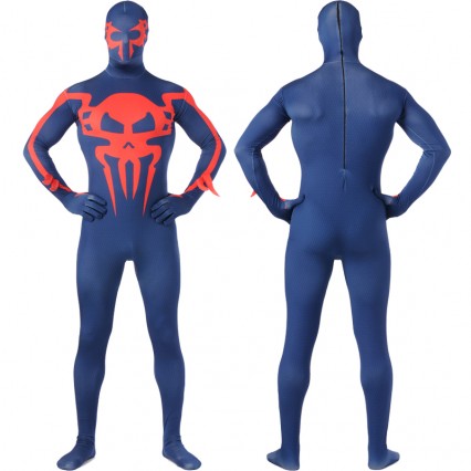 Superhero Comic Costumes Wholesale Dark Blue Lycra Spandex with red spider Zentai Suit Inspired by Spiderman Halloween Costumes from China Manufacturer Directly Superhero Comic Costumes Wholesale Dark Blue Lycra Spandex with red spider Zentai Suit Inspired by Spiderman Halloween Costumes from China Manufacturer Directly