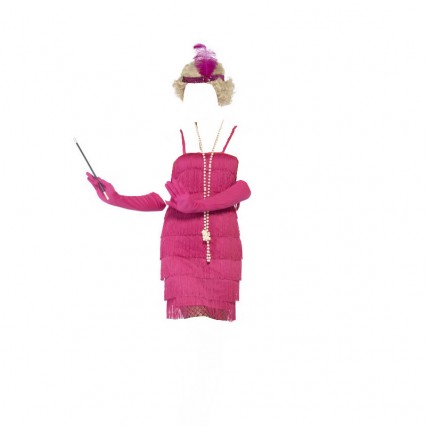 Women Costumes 1920s womens costume Flapper Costume Pink Fancy dress for Carnival Party Women Costumes 1920s womens costume Flapper Costume Pink Fancy dress for Carnival Party