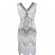 Metallic Sequin Strappy Mini Dress from China Manufacturer Directly White