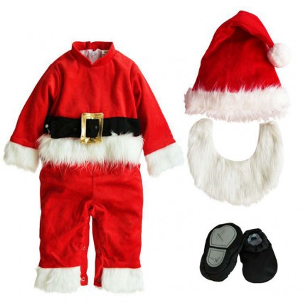 Baby Costumes Wholesale Santa Baby Costume Set Infant Toddler Wholesale from Manufacturer Directly carnival Costumes
