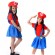 Girl Super Mario and Luigi Bros Fancy Plumber Halloween Costume