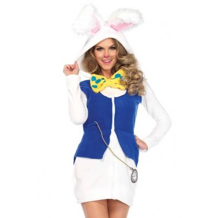 Halloween Sexy Lingerie Costumes Mascot Adult Fancy Dress Party Supply Carnival Time Keeper Bunny Costume