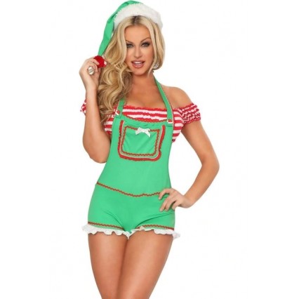 Halloween Sexy Lingerie Costumes Mascot Adult Fancy Dress Party Supply Carnival Enticing Elf Costume