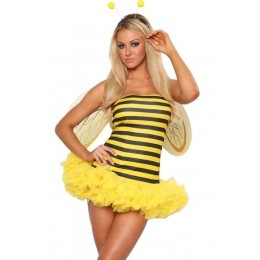 Halloween Sexy Lingerie Costumes Mascot Adult Fancy Dress Party Supply Carnival Honey Bee Halloween Costume