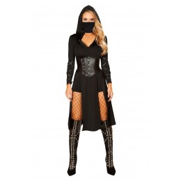 Halloween Sexy Lingerie Costumes Wholesale The Queens Assassin Halloween Costume with Face Mask