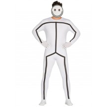 Superhero Comic Costumes Wholesale Zentai Suits Stick Man Costume for Adult Cosplay Costume  Superhero Comic Costumes Wholesale Zentai Suits Stick Man Costume for Adult Cosplay Costume