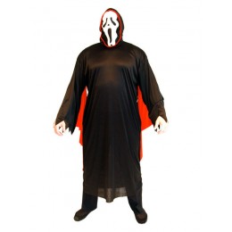 Halloween Death Costumes For Adult or Kid Black Scary Clothes Hood Polyester Holidays Costumes