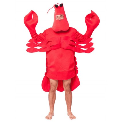 Food Costume Crab Red Adults Unisex Halloween Costumes Wholesale