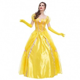 Cosplay Belle Princess Dress lady Dresses for Beauty and the Beast women Party Clothing Costumes