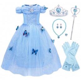 Tv & Movie Costumes Girls Princess Dresses Child Party Kids Cosplay