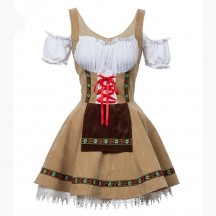 Ladies Oktoberfest Costume Germany Bavarian Beer Waitress Maid Waiter Cosplay Parade Tavern Carnival Fancy Party Dress