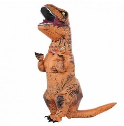 2024 Custom Halloween Christmas Cosplay Inflatable Monster Costume Blow Up T-Rex Dinosaur Inflatable Suit For Adult Children