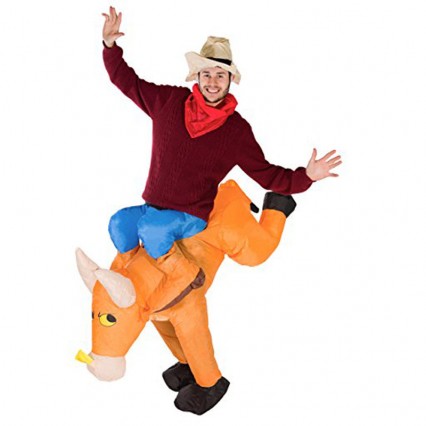 Inflatable Costumes Wholesale Inflatable Ride On Bull Rider Costume for Party