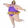 Ballerina Adult Inflatable Costumes Blue