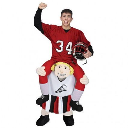Ride On Costumes Wholesale Adult Ride a Cheerleader Costume Carry Me Mascot Fancy Dress for Party