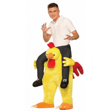 Ride On Costumes Wholesale Ride a Chicken Adult Costume Carry Me Mascot Fancy Dress for Party