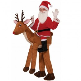 Ride On Costumes Wholesale Ride a Reindeer Child Costume Carry Me Mascot Fancy Dress for Party