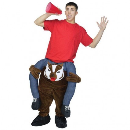 Ride On Costumes Wholesale Adult Ride a Badger Costumes Carry Me Mascot Fancy Dress for Party