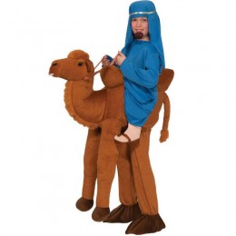 Ride On Costumes Wholesale Brown Boys Ride On Camel Costume Carry Me Mascot Fancy Dress for Party