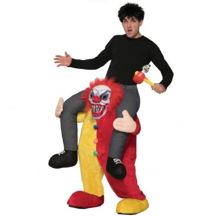 Ride On Costumes Wholesale Adult Ride a Clown Costume Carry Me Mascot Fancy Dress for Party