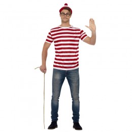 Where's Wally Costumes Wholesale Where is Wally Instant Kit Adult Costume from China Manufacturer Directly